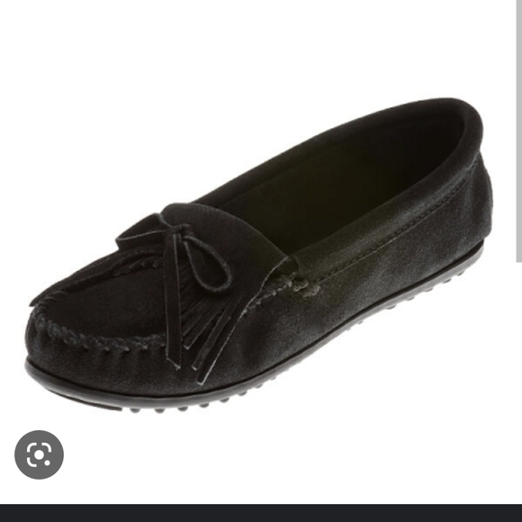 Minnetonka Shoes - NWOB MINNETONKA black suede 400 loafers